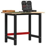 Banc lucru 100x60x81,5 cm lemn masiv stejar GartenMobel Dekor
