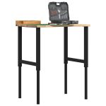 Banc lucru 80x60x(71,5-98) cm lemn masiv stejar GartenMobel Dekor