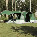 Cort de camping tunel pentru 5 persoane, verde, impermeabil GartenMobel Dekor