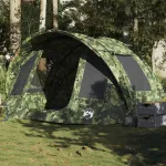 Cort de pescuit pentru 2 persoane, camuflaj, impermeabil GartenMobel Dekor