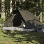 Cort de camping cupolă pentru 2 persoane, maro, impermeabil GartenMobel Dekor