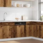 Panou mașină spălat vase lemn vechi 60x1,5x67 cm lemn prelucrat GartenMobel Dekor