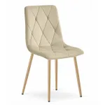 Scaun bucatarie/living, Artool, Libra, catifea, metal, bej deschis, 45x54x86.5 cm GartenVIP DiyLine