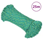 Frânghie de barcă, verde, 5 mm, 25 m, polipropilenă GartenMobel Dekor