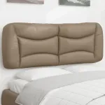 Pernă pentru tăblie pat, cappuccino, 120 cm, piele artificială GartenMobel Dekor