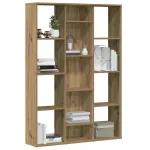 Separator cameră/Bibliotecă, Stejar artizanal 100x24x140 cm PAL GartenMobel Dekor