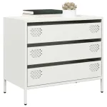 Dulap, alb, 68x39x58,5 cm, oțel laminat la rece GartenMobel Dekor