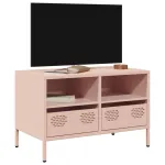 Dulap TV, roz, 68x39x43,5 cm, oțel laminat la rece GartenMobel Dekor