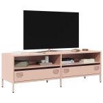 Dulap TV, roz, 135x39x43,5 cm, oțel laminat la rece GartenMobel Dekor