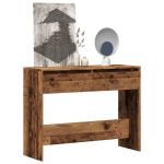 Masă consolă, lemn vechi, 100x35x76,5 cm, lemn prelucrat GartenMobel Dekor
