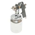 Pistol de vopsit cu aer comprimat, vas inferior, inox, 3 bar, 1 L, 1.5 mm, Breckner Germany GartenVIP DiyLine
