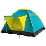 Cort camping, Strend Pro, 3-4 persoane, poliester cu rezistenta UV, impermeabil, 205x205x120 cm GartenVIP DiyLine