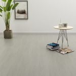 Plăci autoadezive pardoseală gri deschis PVC 4,46 m² 3 mm  GartenMobel Dekor