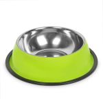 Bol 22 cm verde pentru hranire animale Best CarHome