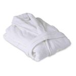 Halat de baie alb hotel Somnart unisex 100% bumbac, 500gsm, marimea XL Relax KipRoom