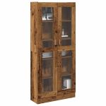 Dulap înalt, lemn vechi, 82,5x30,5x185 cm, lemn prelucrat GartenMobel Dekor