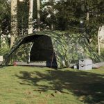 Cort de familie cupolă pentru 6 persoane, camuflaj, impermeabil GartenMobel Dekor