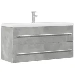 Dulap de chiuvetă, gri beton, 100x38,5x48 cm, PAL GartenMobel Dekor