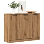 Dulap, stejar artizanal, 90,5x30x70 cm, lemn prelucrat GartenMobel Dekor