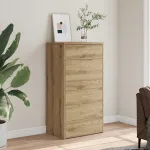 Servantă cu 6 sertare, Stejar artizanal, 50 x 34 x 96 cm, PAL GartenMobel Dekor