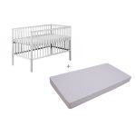 Patut KLUPS Frank Alb + Saltea 10 Mykids Confort II GreatGoods Plaything