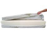 Husa saltea 120x200x14, Aloe Vera, matlasata,  lavabila, detasabila, cu fermoar 4 laturi Relax KipRoom