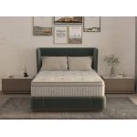 Saltea cu memorie si arcuri Bambus Super Confort Pocket Multilayer 90x200, inaltime 25 cm, husa matlasata, sistem 3D, manere, fermitate medie Relax KipRoom