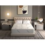 Saltea cu arcuri Pocket HypoallergenicMed® Safe Relax HoReCa 200x200, înălțime 25 cm, ortopedică, husă tratament antialergic, fermitate mediu-tare Relax KipRoom