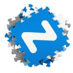 Covoras Puzzle Spuma inSPORTline Abecino 30 x 30 x 1 cm, 36 Piese FitLine Training