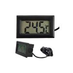 Termometru electronic cu sonda impermeabila, afisaj lcd, negru MultiMark GlobalProd