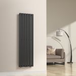 Radiator Nore 160x45cm negru 790W [neu.haus] HausGarden Leisure