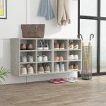 Pantofare, 2 buc., gri beton, 52,5x30x50 cm GartenMobel Dekor