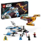 LEGO E-Wing al Noii Republici vs Starfighter-ul lui Shin Hati Quality Brand