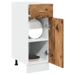 Dulap inferior cu sertar lemn vechi 30x46x81,5cm lemn prelucrat GartenMobel Dekor