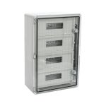 Cutie modulara, gri, usa transparenta, IP65, 3 x 15 module, 350x500x190 mm PP3116 SafetyGuard Surveillance