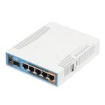 hAP ac, 5 x Gigabit, 802.11b/g/n 2.4Ghz, 802.11ac 5GHz, SFP, USB - MikroTik RB962UiGS-5HacT2HnT SafetyGuard Surveillance