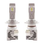 Set 2 Becuri Auto LED H7 pentru Faruri, 12-24V, 4000 Lumeni Super White, Utilizare Off-Road