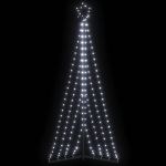 Instalație brad de Crăciun 339 LED-uri, alb rece, 182 cm GartenMobel Dekor