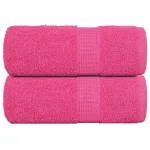 Prosoape cu săpun 2 buc roz 30x30 cm 360 g/m² 100% bumbac GartenMobel Dekor