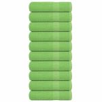 Prosoape de duș 10 buc Verde măr 70x140 cm 360 g/m² 100% bumbac GartenMobel Dekor
