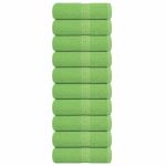 Prosoape de săpun 10 buc Verde măr 30x30cm 360 g/m² 100% bumbac GartenMobel Dekor