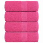 Prosoape de săpun 4 buc roz 30x30 cm 360 g/m² 100% bumbac GartenMobel Dekor