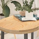 Blat de masă 100x50x4 cm lemn masiv de stejar oval GartenMobel Dekor
