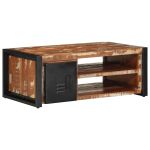 Masuta de cafea multicolora 90x50x36 cm lemn masiv recuperat GartenMobel Dekor