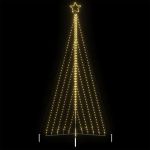 Instalație brad de Crăciun 570 LED-uri, alb cald, 399 cm GartenMobel Dekor