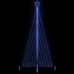 Instalație brad de Crăciun 570 LED-uri, albastru, 399 cm GartenMobel Dekor