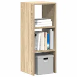 Bibliotecă stivuabilă Stejar Sonoma 30x30x80 cm Lemn prelucrat GartenMobel Dekor