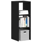 Bibliotecă stivuabilă din stejar negru din lemn prelucrat GartenMobel Dekor