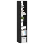 Biblioteci 2 buc, stivuibile, stejar negru, lemn prelucrat GartenMobel Dekor