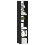 Biblioteci 2 buc, stivuibile, stejar negru, lemn prelucrat GartenMobel Dekor